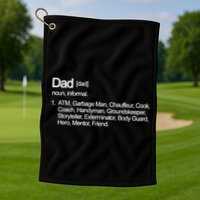 Dad Definition Of All Things Golf Towel