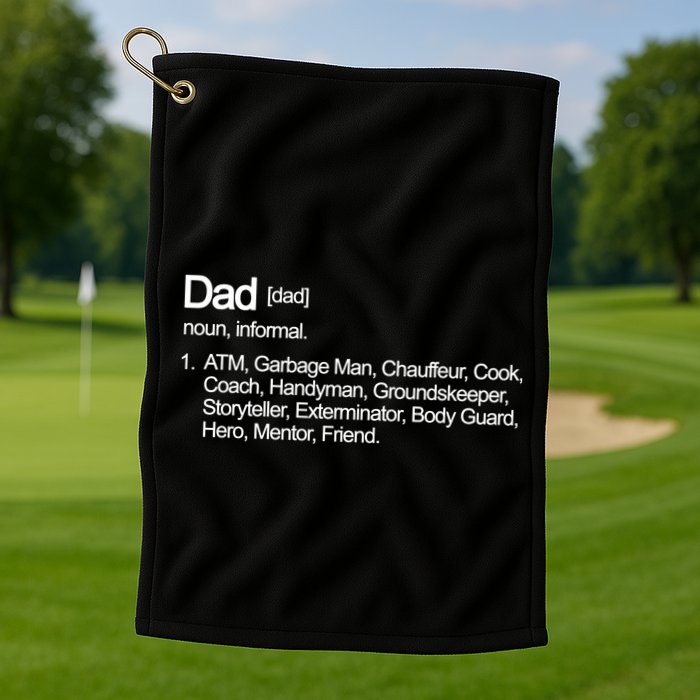Dad Definition Of All Things Golf Towel