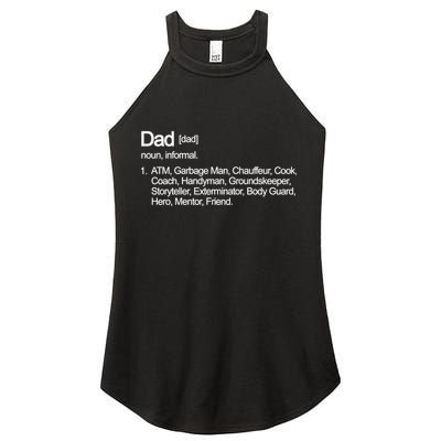 Dad Definition Of All Things Women's Perfect Tri Rocker Tank