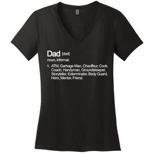 Dad Definition Of All Things Women's V-Neck T-Shirt