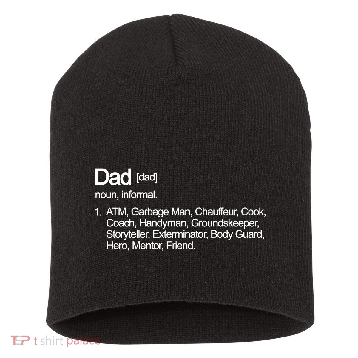 Dad Definition Of All Things Short Acrylic Beanie