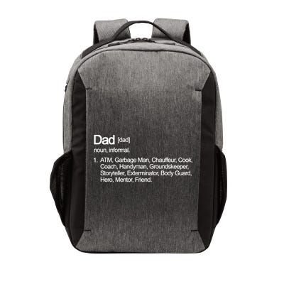 Dad Definition Of All Things Vector Backpack