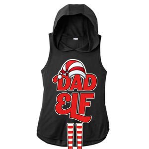 Dad Elf Ladies PosiCharge Tri-Blend Wicking Draft Hoodie Tank