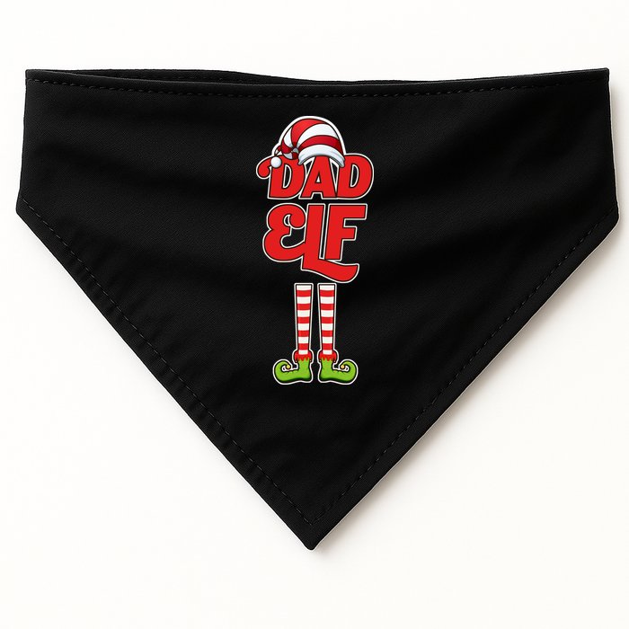 Dad Elf USA-Made Doggie Bandana