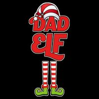 Dad Elf USA-Made Doggie Bandana