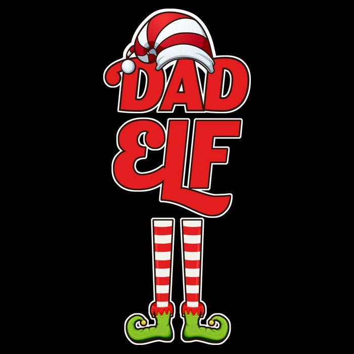 Dad Elf USA-Made Doggie Bandana