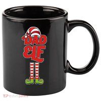 Dad Elf 11oz C Handle Ceramic Mug