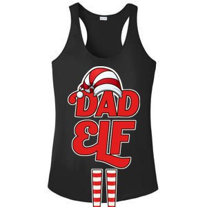 Dad Elf Ladies PosiCharge Competitor Racerback Tank