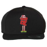 Dad Elf Wool Snapback Cap