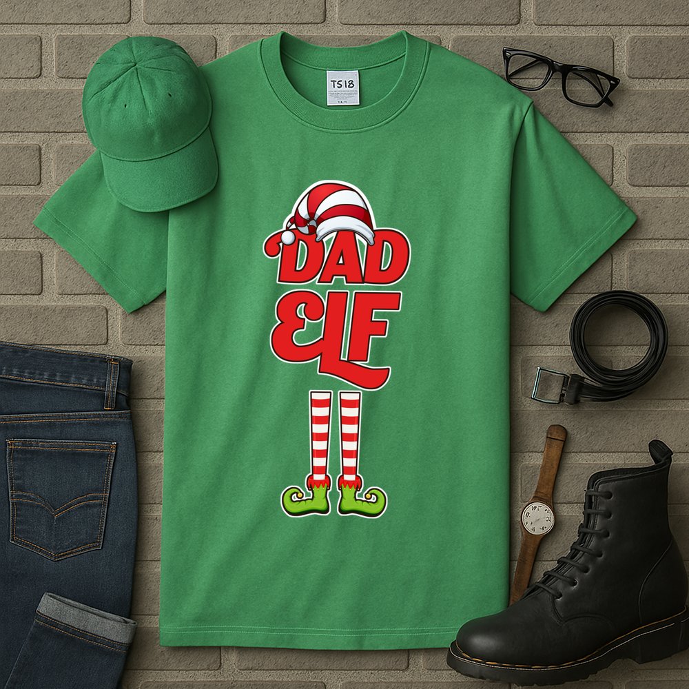Dad Elf Tall T-Shirt