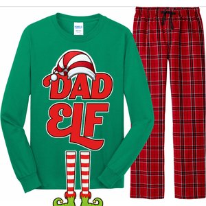 Dad Elf Long Sleeve Pajama Set