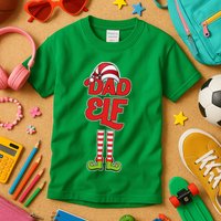 Dad Elf Kids T-Shirt