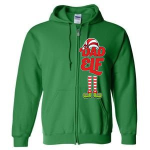 Dad Elf Full Zip Hoodie