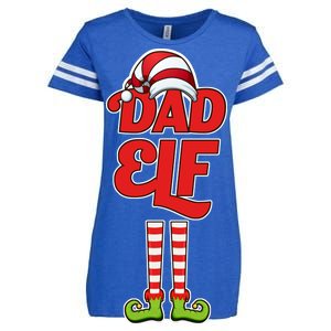 Dad Elf Enza Ladies Jersey Football T-Shirt