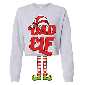 Dad Elf Cropped Pullover Crew