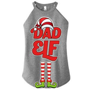 Dad Elf Women's Perfect Tri Rocker Tank