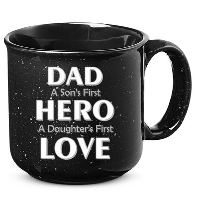 Dad First Hero And Love 15oz Campfire Ceramic Mug