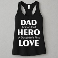 Dad First Hero And Love Womens Tank Top