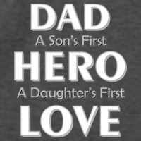 Dad First Hero And Love Vector Backpack