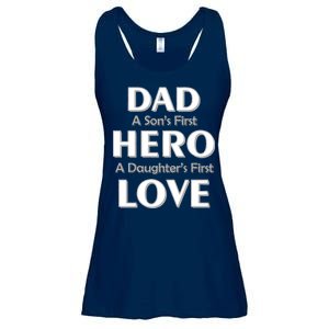 Dad First Hero And Love Ladies Essential Flowy Tank