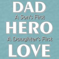 Dad First Hero And Love Sueded Cloud Jersey T-Shirt