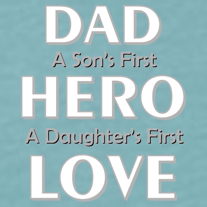 Dad First Hero And Love Sueded Cloud Jersey T-Shirt