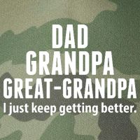 Dad Grandpa Great-Grandpa I Just Keep Getting Better Legacy Tie Dye Trucker Hat