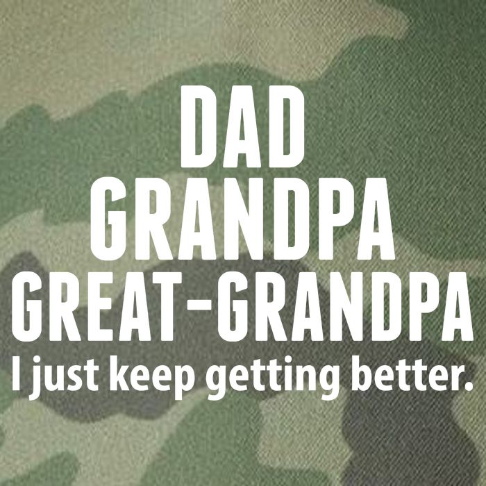 Dad Grandpa Great-Grandpa I Just Keep Getting Better Legacy Tie Dye Trucker Hat