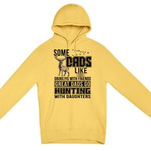 Dad Hunting With Daughters Premium Pullover Hoodie