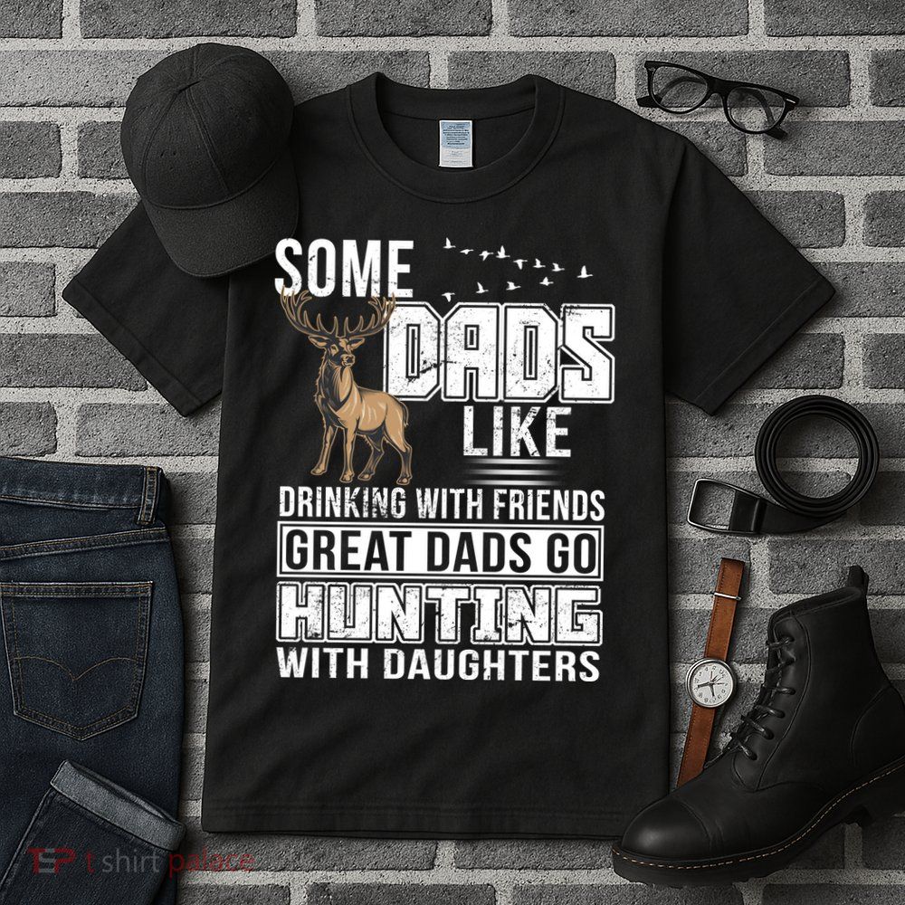 Dad Hunting With Daughters Tall T-Shirt