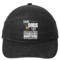 Dad Hunting With Daughters 7-Panel Snapback Hat