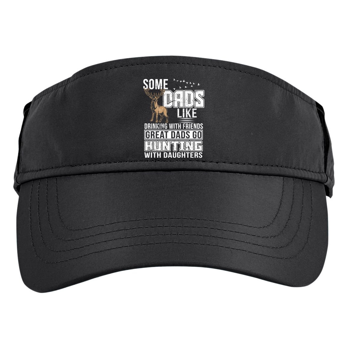 Dad Hunting With Daughters Adult Drive Performance Visor