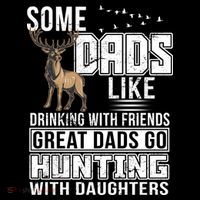 Dad Hunting With Daughters Flatbill Hat