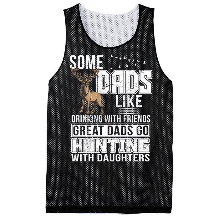 Dad Hunting With Daughters Mesh Reversible Basketball Jersey Tank