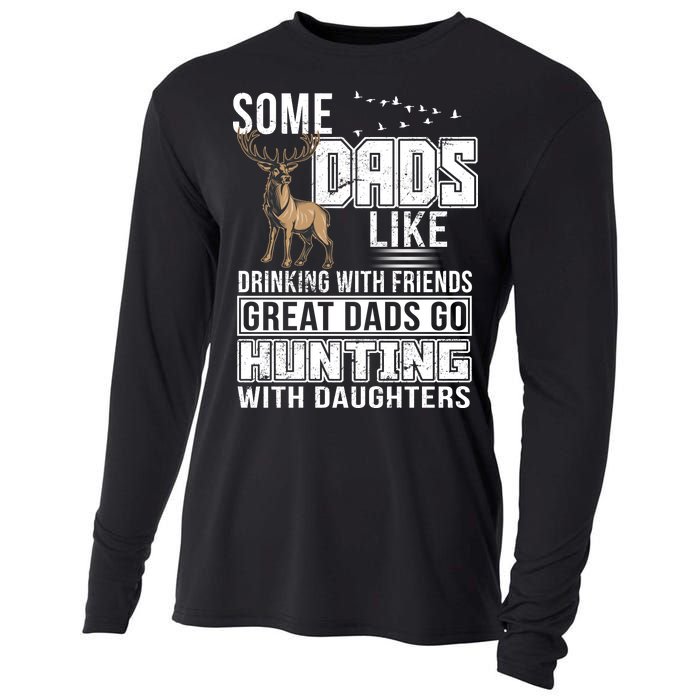 Dad Hunting With Daughters Cooling Performance Long Sleeve Crew