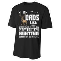 Dad Hunting With Daughters Performance Sprint T-Shirt