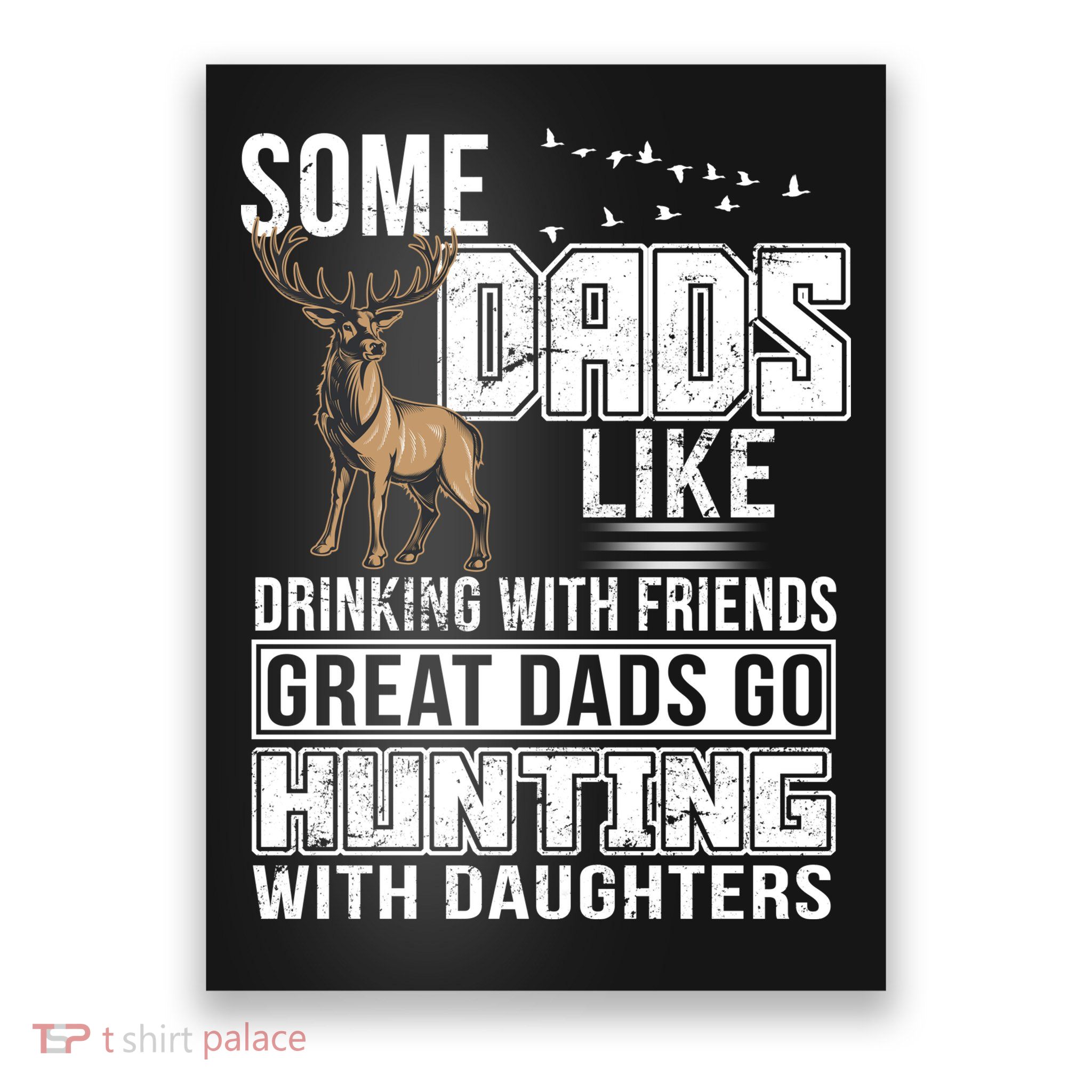 Dad Hunting With Daughters Poster
