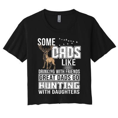 Dad Hunting With Daughters Crop Top