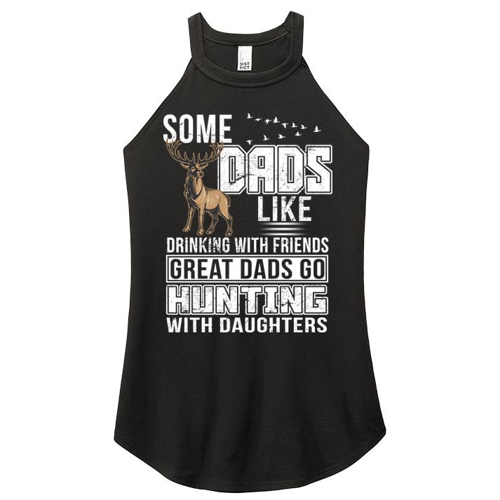 Dad Hunting With Daughters Women's Perfect Tri Rocker Tank