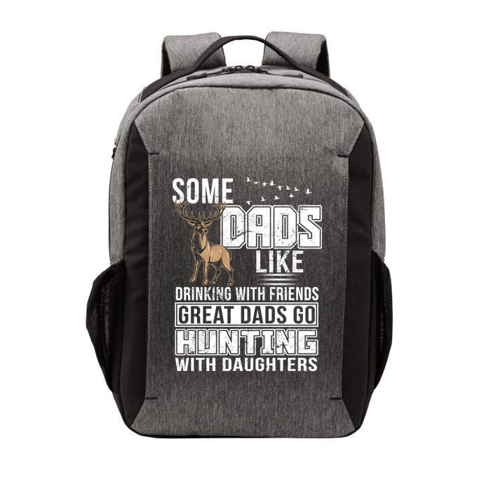 Dad Hunting With Daughters Vector Backpack