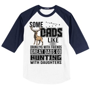 Dad Hunting With Daughters Baseball Sleeve Shirt