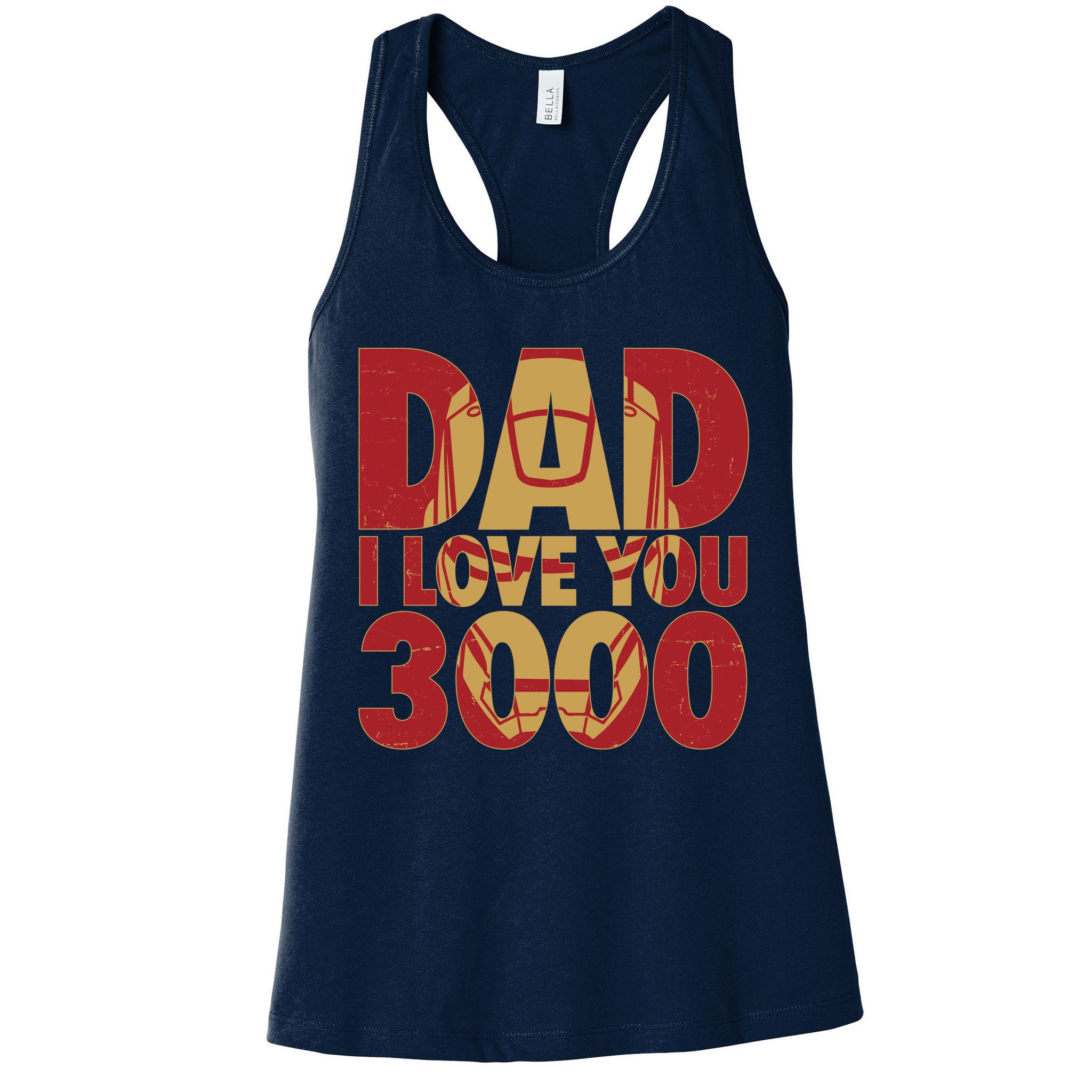 Dad I Love You 3000 Superhero Father's Day Womens Tank Top