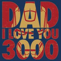 Dad I Love You 3000 Superhero Father's Day Kids T-Shirt