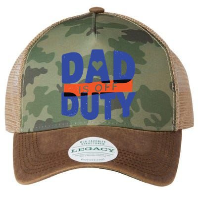 Dad Is Off Duty Legacy Tie Dye Trucker Hat