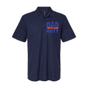 Dad Is Off Duty Softstyle Adult Sport Polo