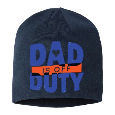 Dad Is Off Duty Sustainable Beanie