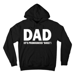 Dad It's Pronounced Boss Hoodie