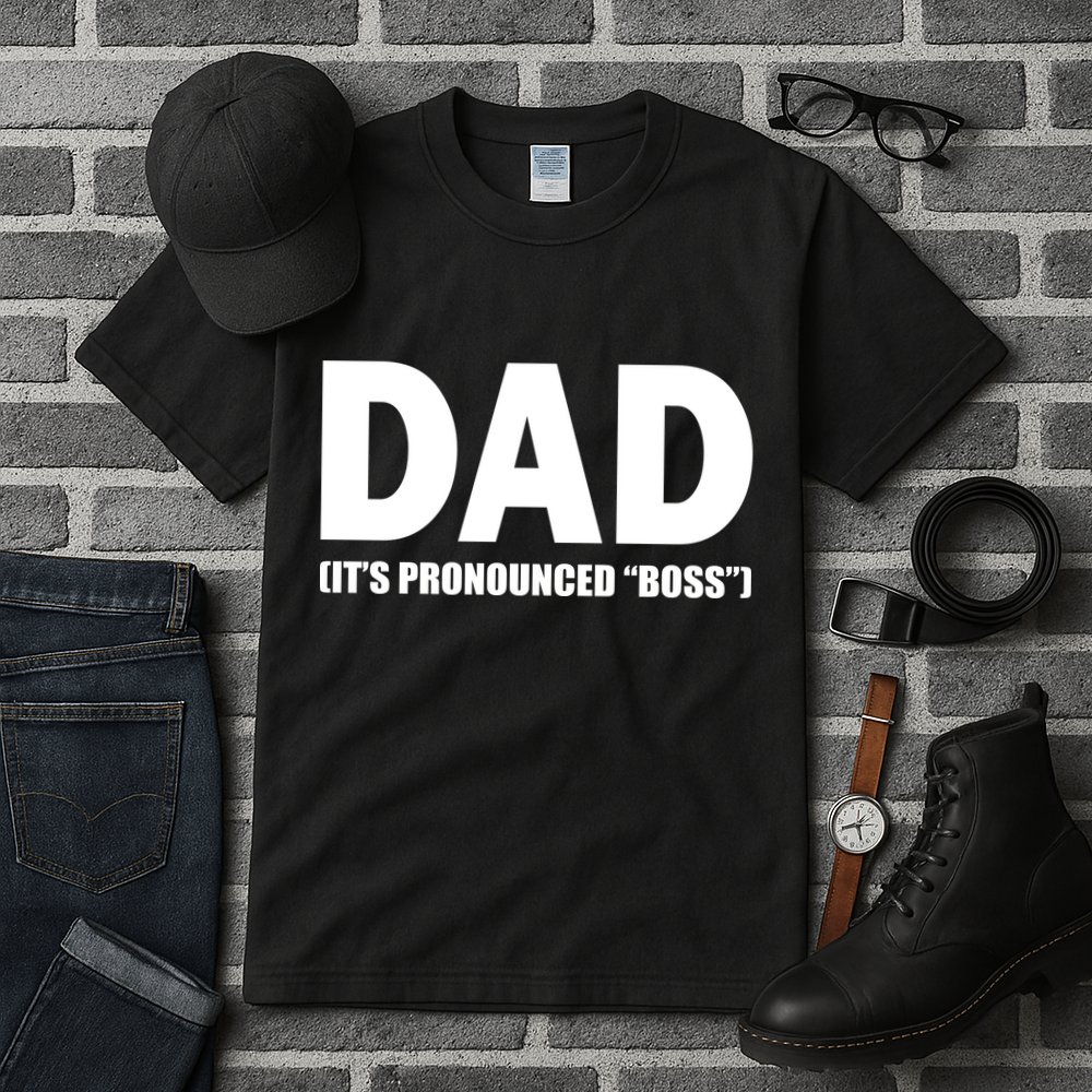 Dad It's Pronounced Boss Tall T-Shirt