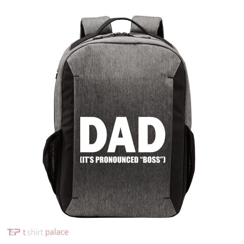 Dad It's Pronounced Boss Vector Backpack