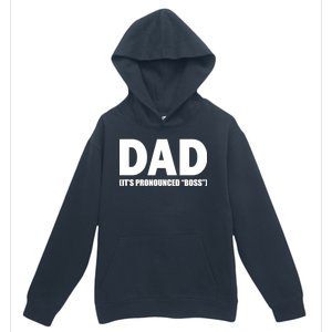 Dad It's Pronounced Boss Urban Pullover Hoodie